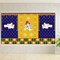 Ganesh with Cow Backdrop 5x8 Feet Indian Traditional Cloth Backdrop Ganesh Pooja Decor Indian Pooja Wall Decor Indian Wall Art Photo Decor Banner Decorative Pooja Cloth